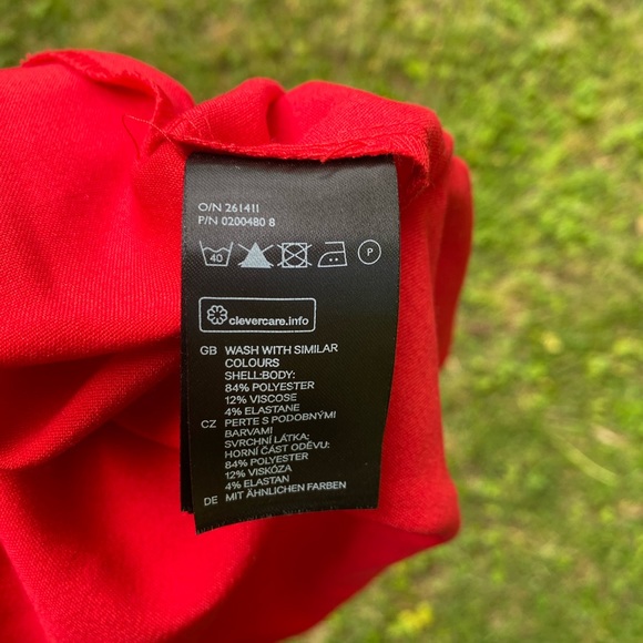 Red Dress with Cut Outs - Picture 4 of 5